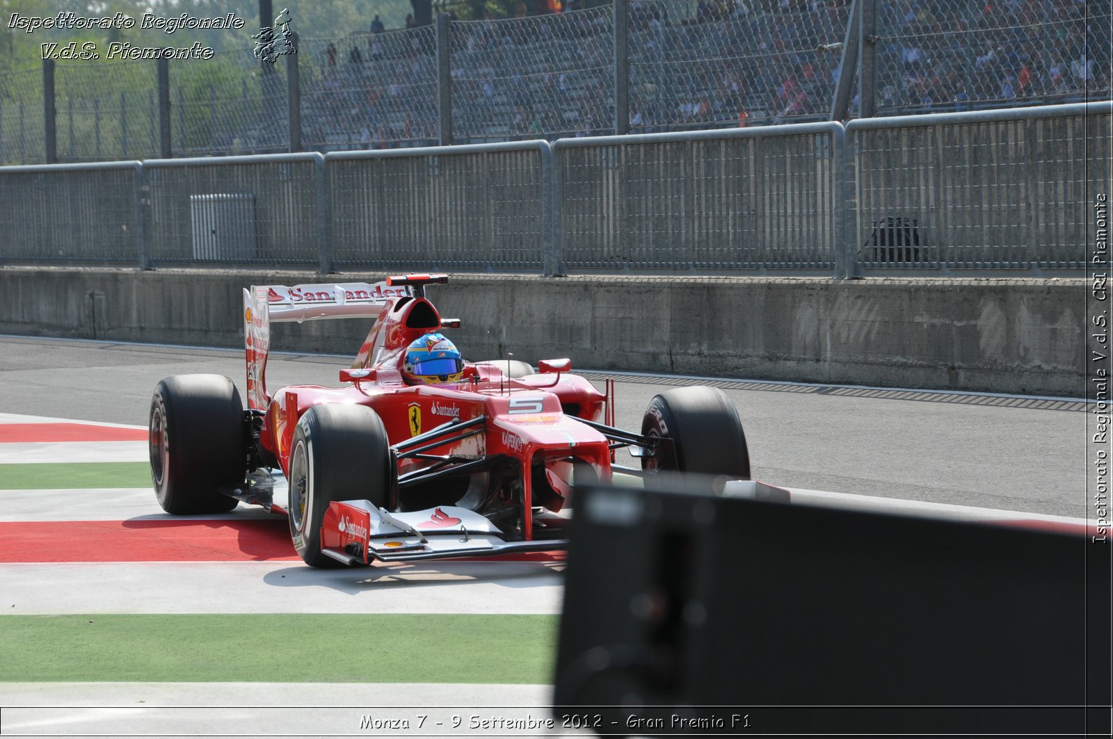 Monza 7 - 9 Settembre 2012 - Gran Premio F1 - Croce Rossa Italiana - Ispettorato Regionale Volontari del Soccorso del Piemonte