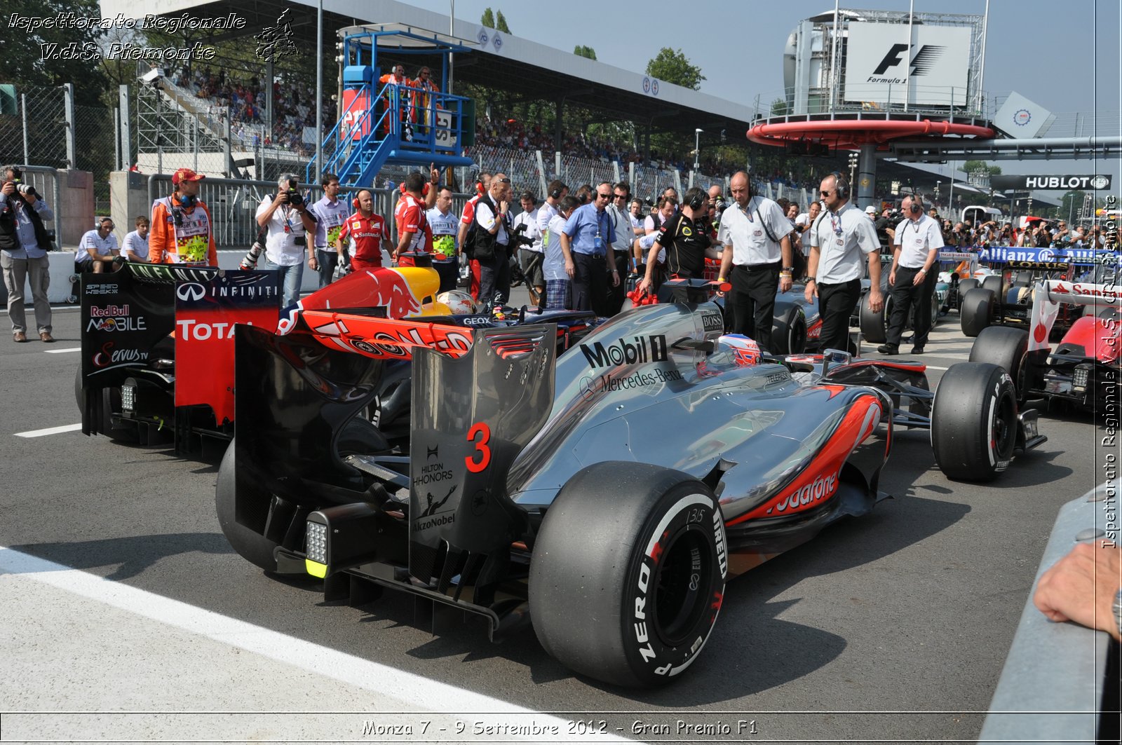 Monza 7 - 9 Settembre 2012 - Gran Premio F1 - Croce Rossa Italiana - Ispettorato Regionale Volontari del Soccorso del Piemonte