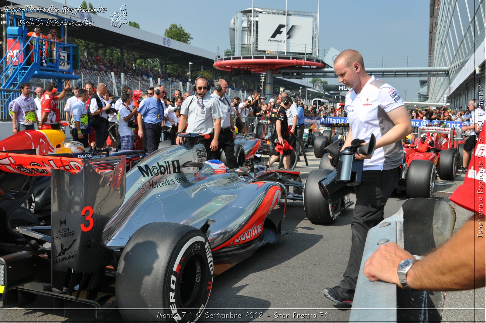 Monza 7 - 9 Settembre 2012 - Gran Premio F1 - Croce Rossa Italiana - Ispettorato Regionale Volontari del Soccorso del Piemonte