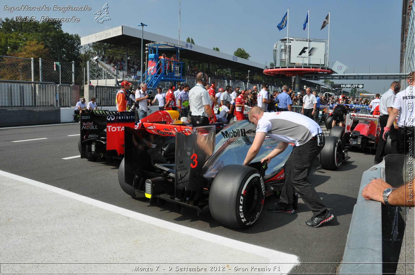 Monza 7 - 9 Settembre 2012 - Gran Premio F1 - Croce Rossa Italiana - Ispettorato Regionale Volontari del Soccorso del Piemonte