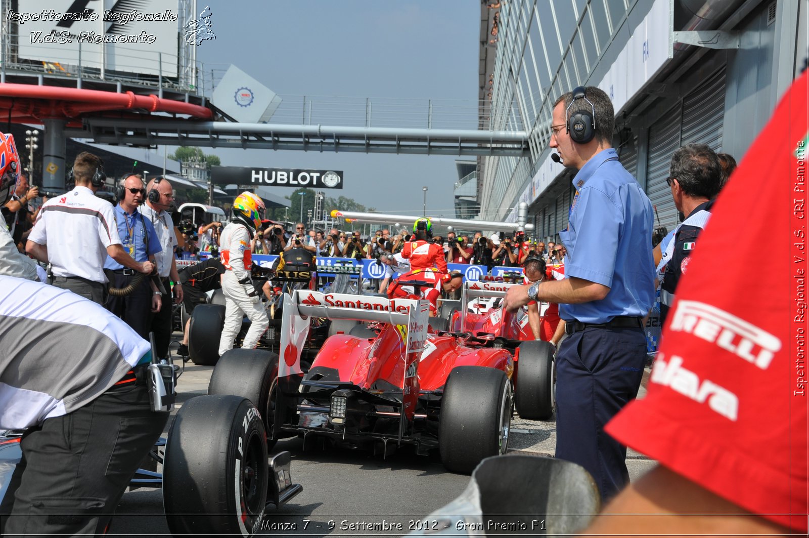 Monza 7 - 9 Settembre 2012 - Gran Premio F1 - Croce Rossa Italiana - Ispettorato Regionale Volontari del Soccorso del Piemonte