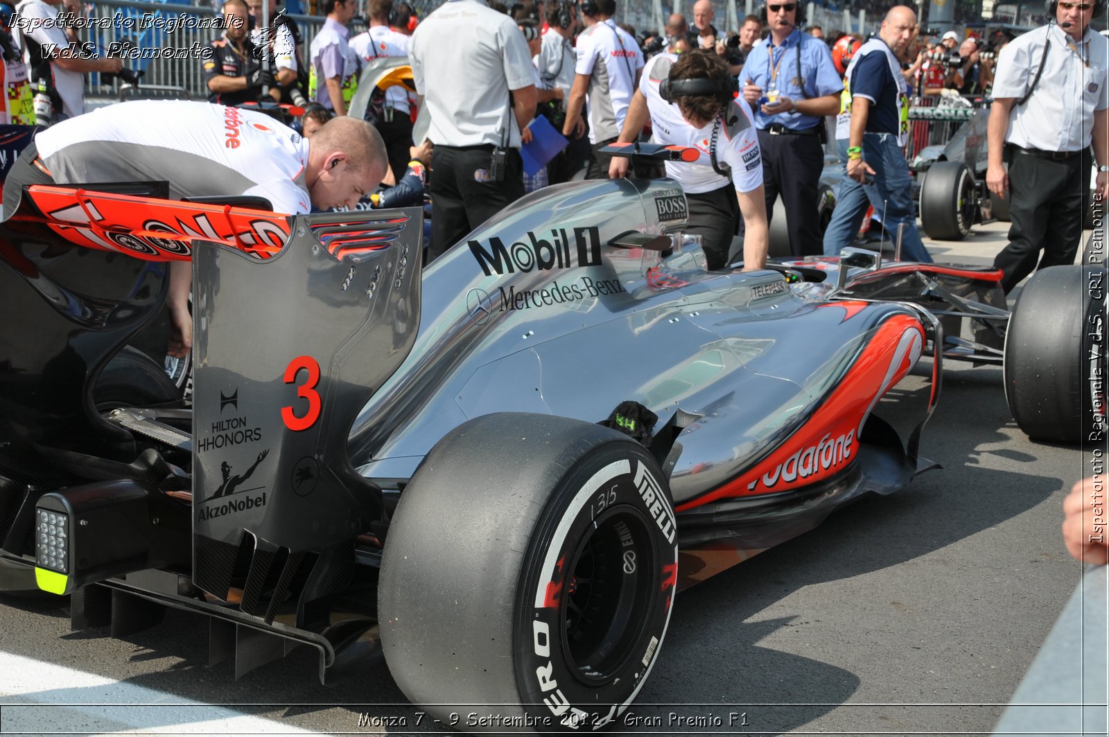 Monza 7 - 9 Settembre 2012 - Gran Premio F1 - Croce Rossa Italiana - Ispettorato Regionale Volontari del Soccorso del Piemonte