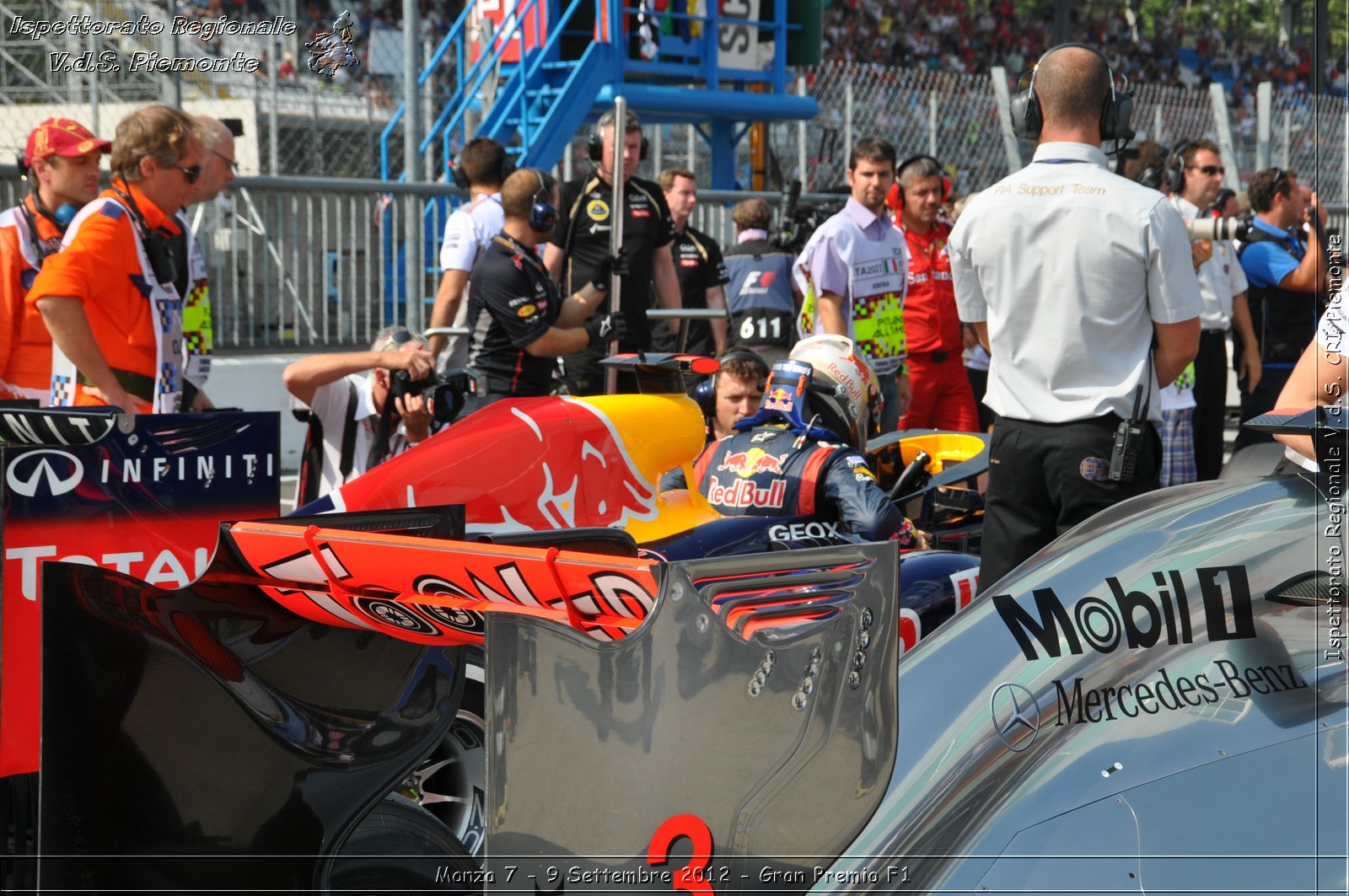 Monza 7 - 9 Settembre 2012 - Gran Premio F1 - Croce Rossa Italiana - Ispettorato Regionale Volontari del Soccorso del Piemonte