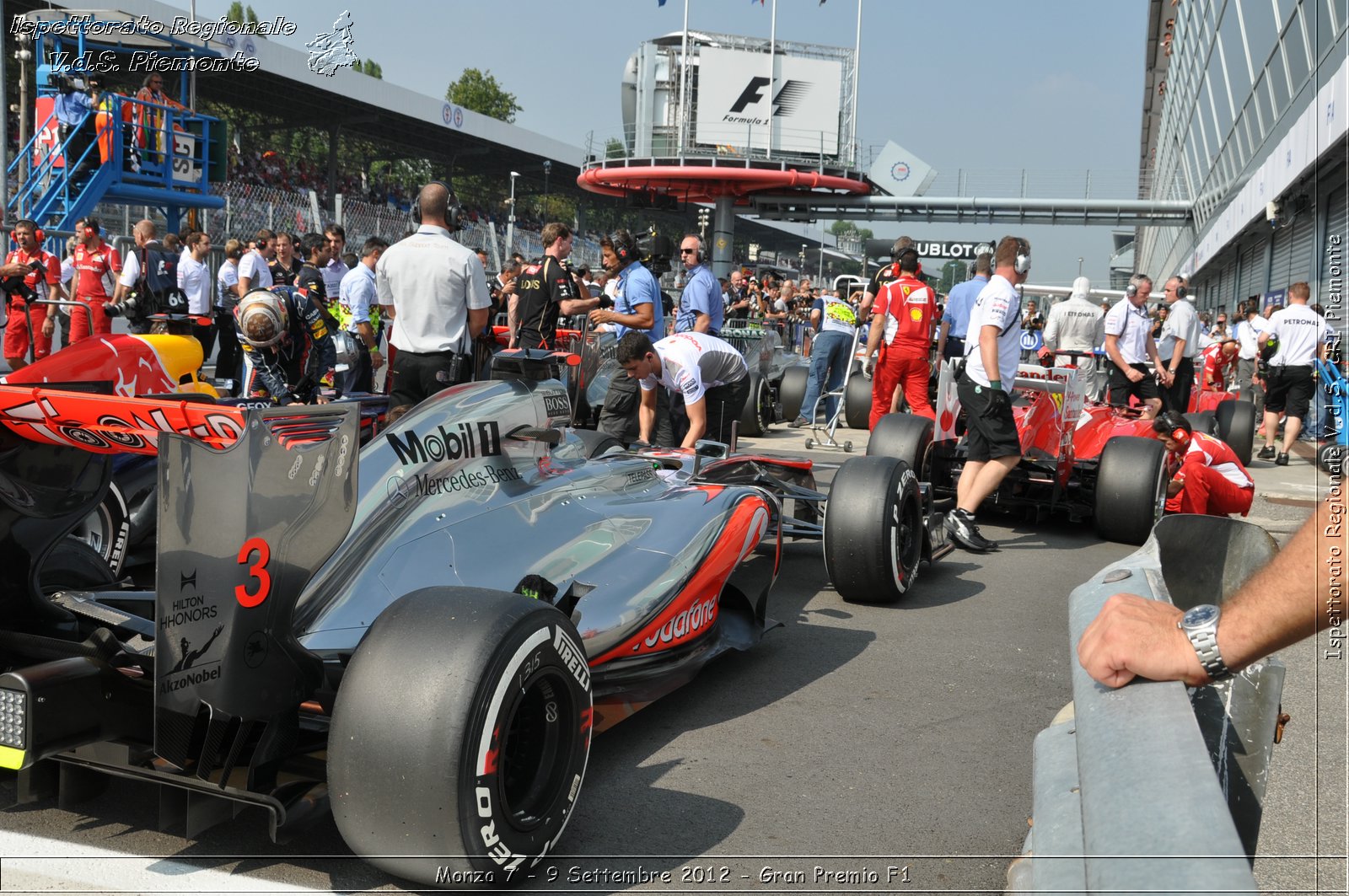 Monza 7 - 9 Settembre 2012 - Gran Premio F1 - Croce Rossa Italiana - Ispettorato Regionale Volontari del Soccorso del Piemonte