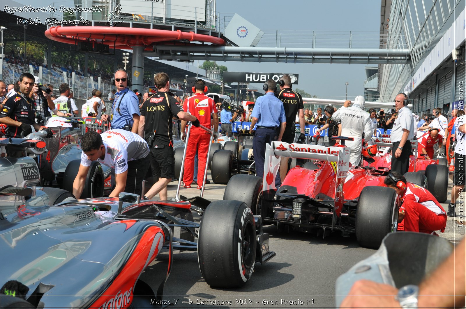 Monza 7 - 9 Settembre 2012 - Gran Premio F1 - Croce Rossa Italiana - Ispettorato Regionale Volontari del Soccorso del Piemonte