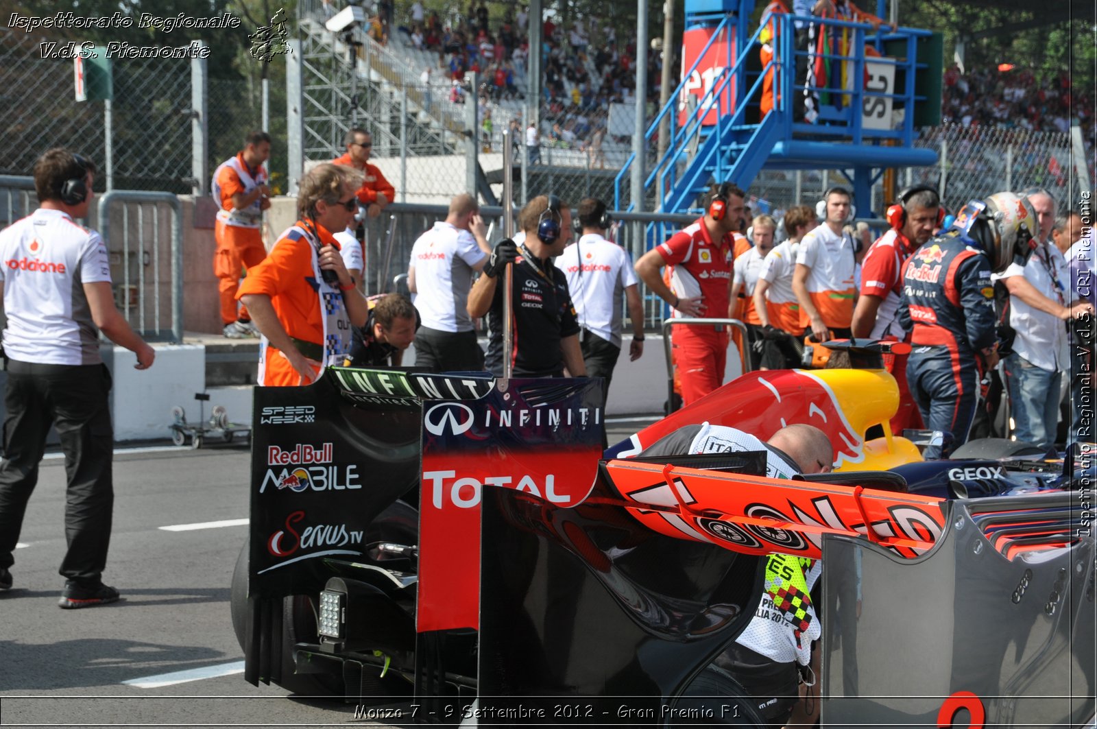 Monza 7 - 9 Settembre 2012 - Gran Premio F1 - Croce Rossa Italiana - Ispettorato Regionale Volontari del Soccorso del Piemonte