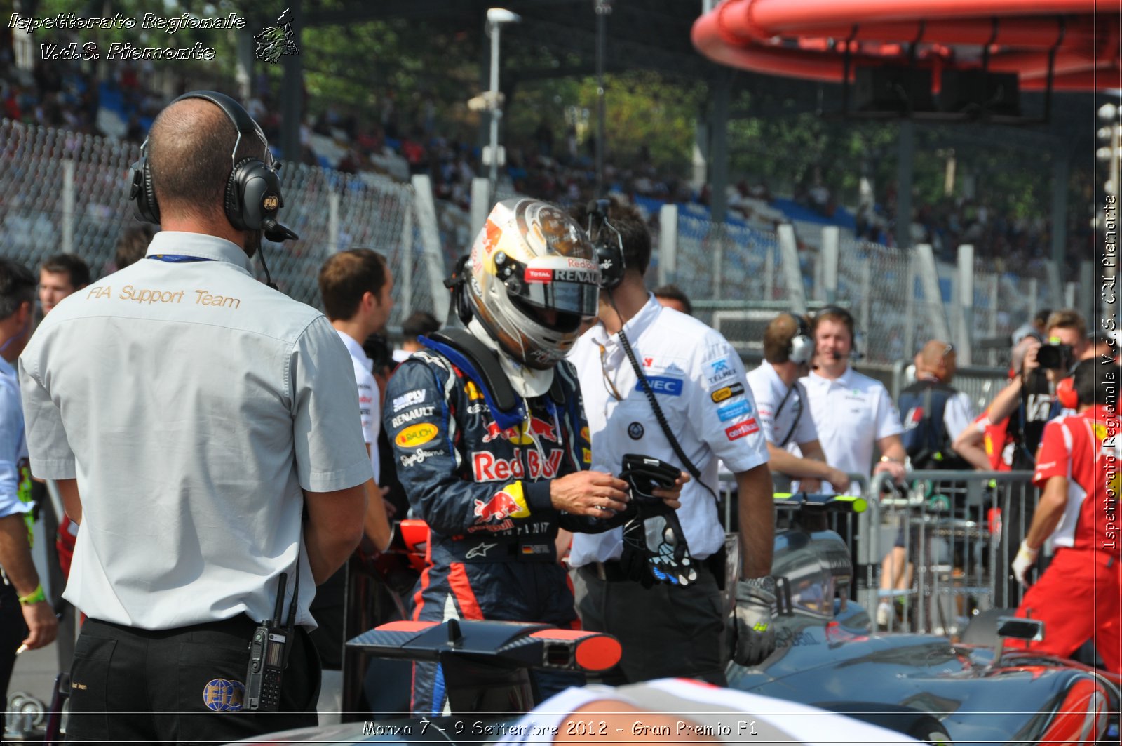 Monza 7 - 9 Settembre 2012 - Gran Premio F1 - Croce Rossa Italiana - Ispettorato Regionale Volontari del Soccorso del Piemonte