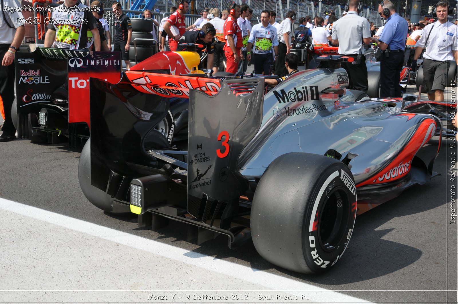 Monza 7 - 9 Settembre 2012 - Gran Premio F1 - Croce Rossa Italiana - Ispettorato Regionale Volontari del Soccorso del Piemonte