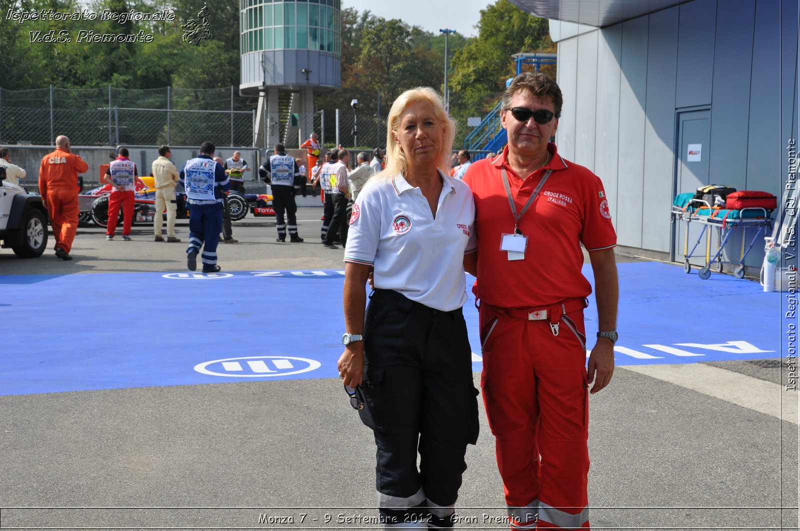 Monza 7 - 9 Settembre 2012 - Gran Premio F1 - Croce Rossa Italiana - Ispettorato Regionale Volontari del Soccorso del Piemonte