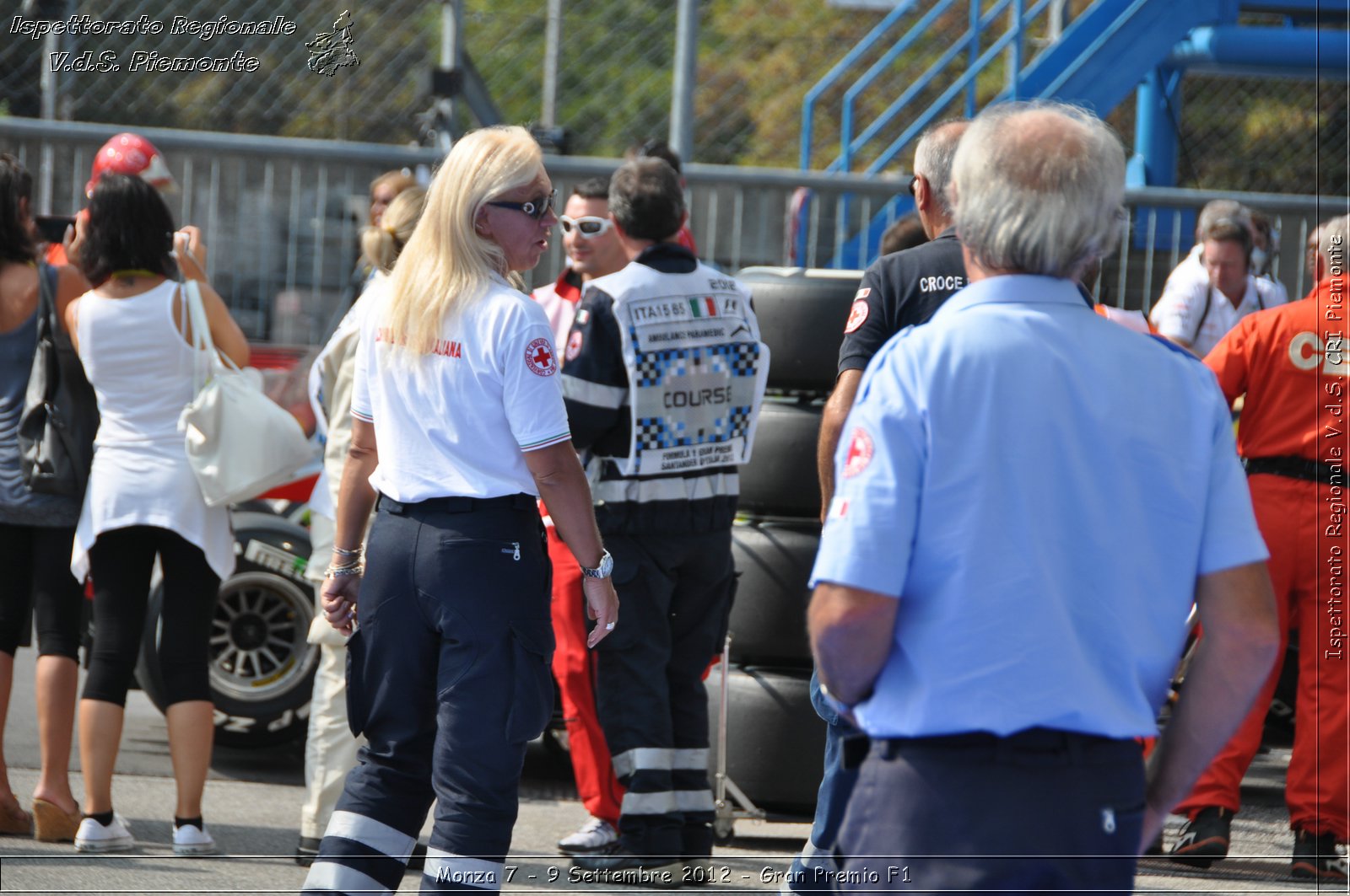 Monza 7 - 9 Settembre 2012 - Gran Premio F1 - Croce Rossa Italiana - Ispettorato Regionale Volontari del Soccorso del Piemonte