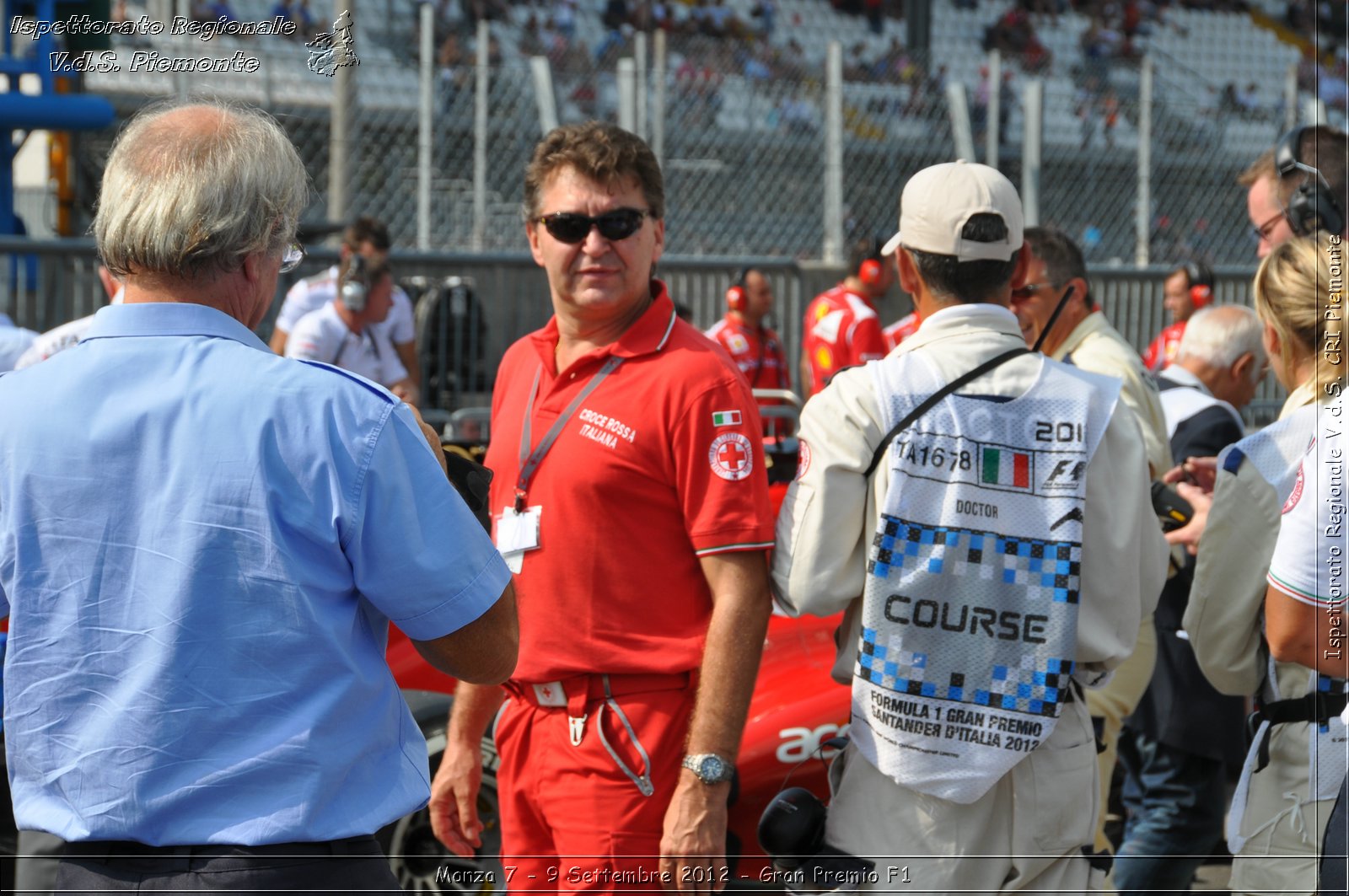 Monza 7 - 9 Settembre 2012 - Gran Premio F1 - Croce Rossa Italiana - Ispettorato Regionale Volontari del Soccorso del Piemonte