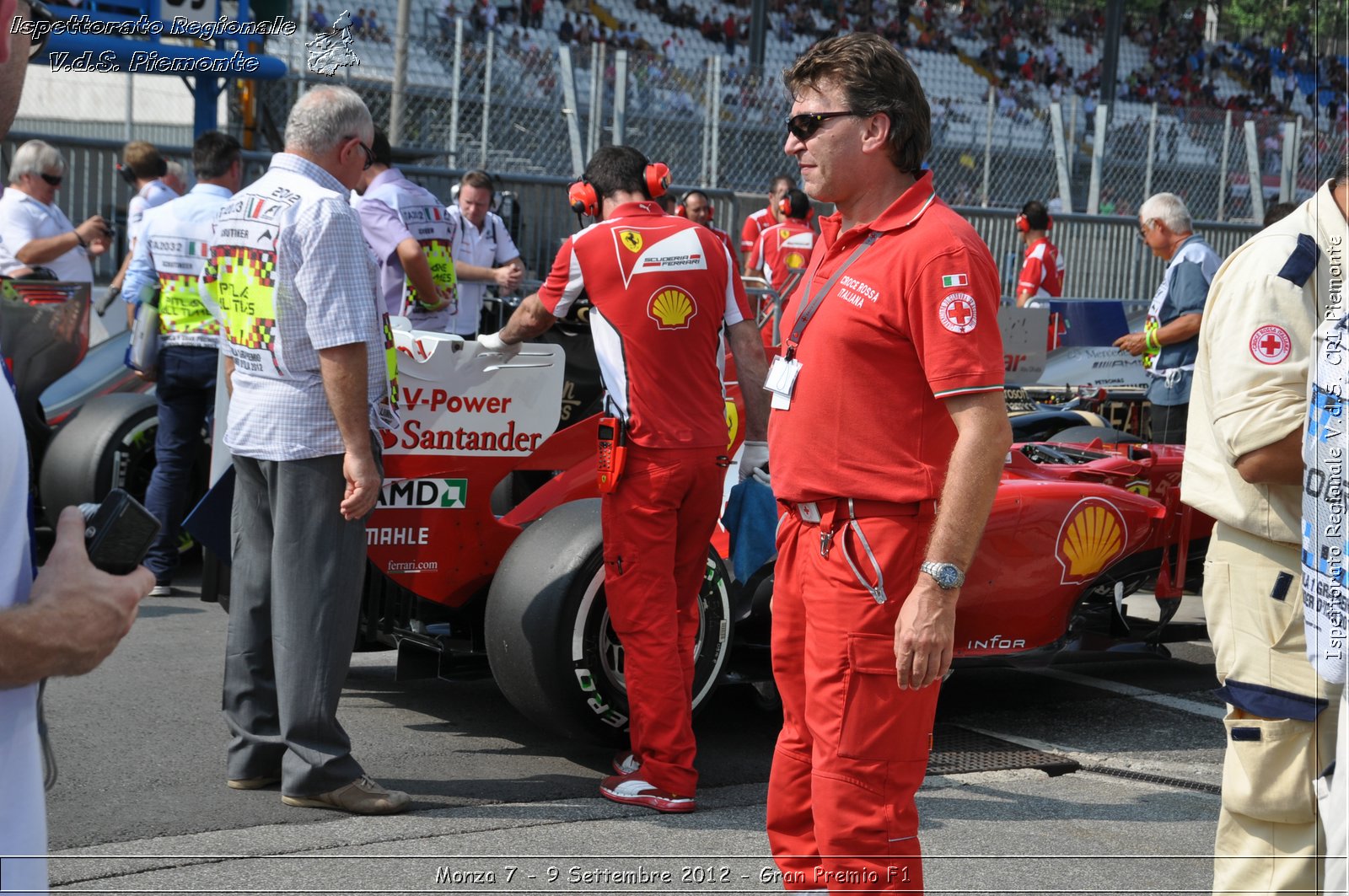 Monza 7 - 9 Settembre 2012 - Gran Premio F1 - Croce Rossa Italiana - Ispettorato Regionale Volontari del Soccorso del Piemonte