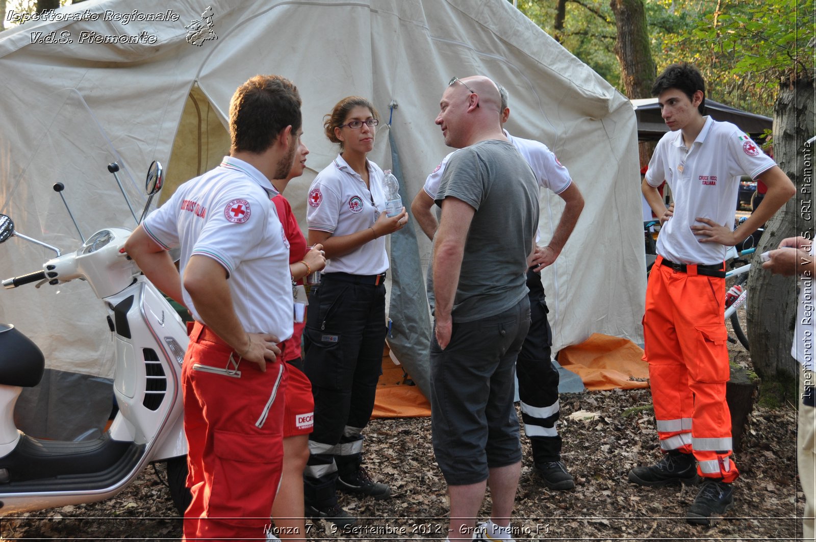 Monza 7 - 9 Settembre 2012 - Gran Premio F1 - Croce Rossa Italiana - Ispettorato Regionale Volontari del Soccorso del Piemonte