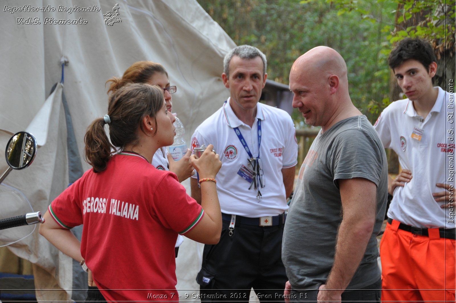 Monza 7 - 9 Settembre 2012 - Gran Premio F1 - Croce Rossa Italiana - Ispettorato Regionale Volontari del Soccorso del Piemonte