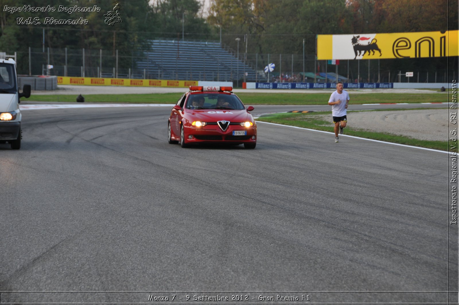 Monza 7 - 9 Settembre 2012 - Gran Premio F1 - Croce Rossa Italiana - Ispettorato Regionale Volontari del Soccorso del Piemonte