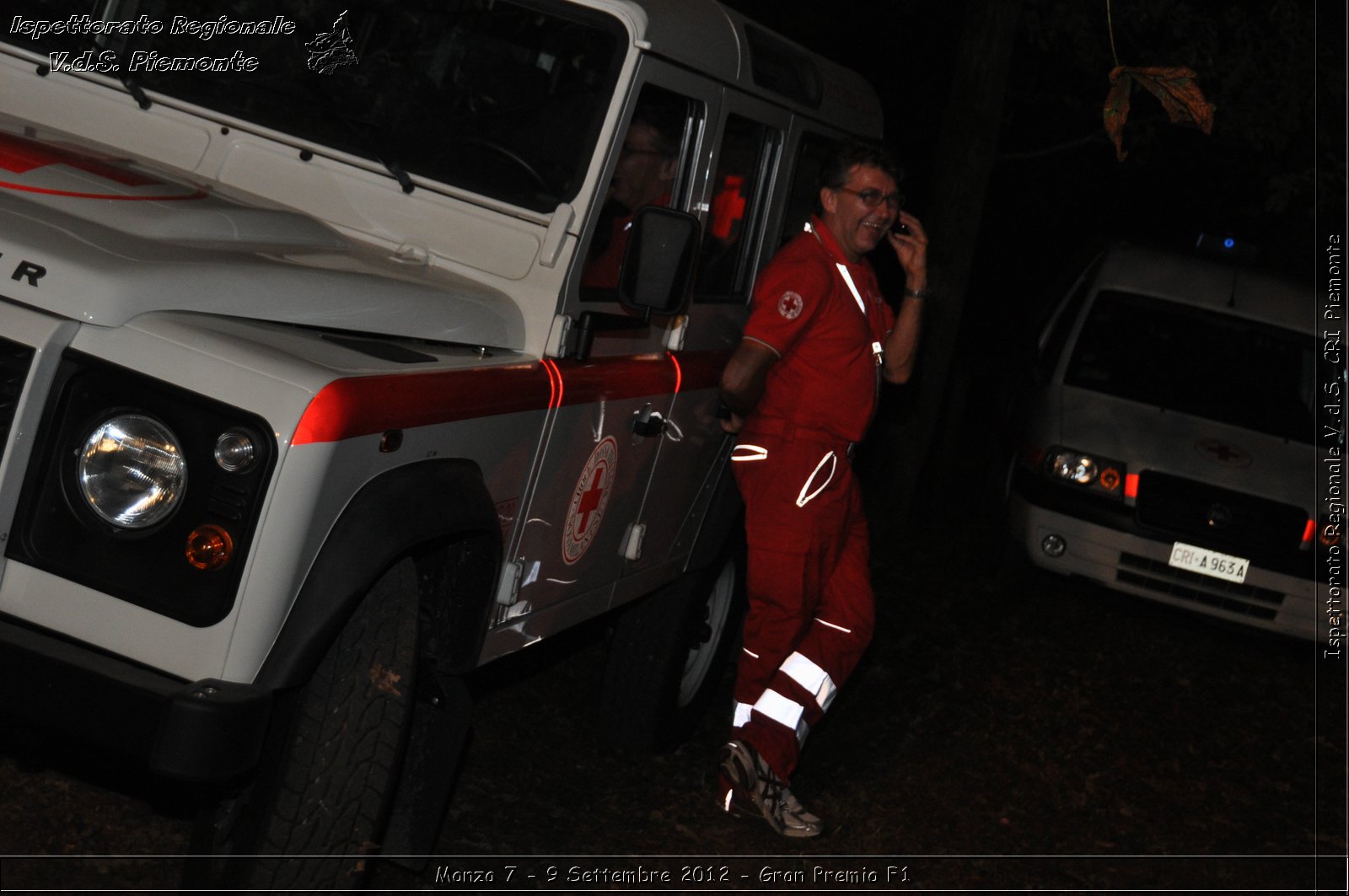 Monza 7 - 9 Settembre 2012 - Gran Premio F1 - Croce Rossa Italiana - Ispettorato Regionale Volontari del Soccorso del Piemonte