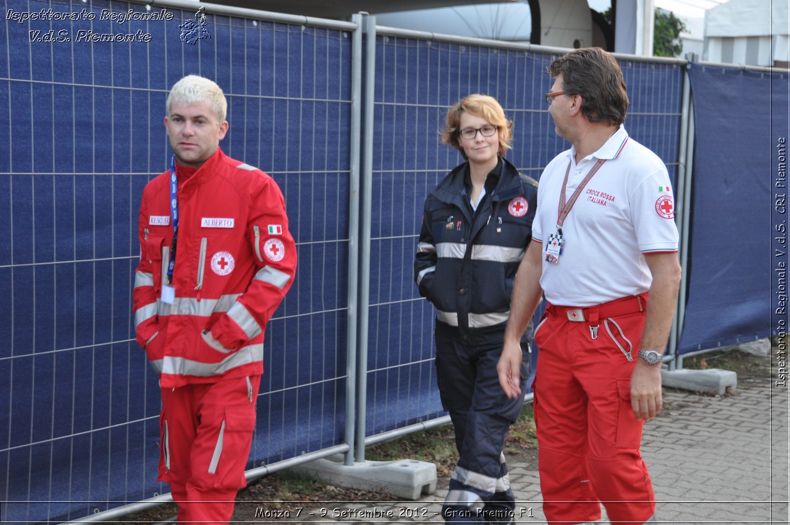 Monza 7 - 9 Settembre 2012 - Gran Premio F1 - Croce Rossa Italiana - Ispettorato Regionale Volontari del Soccorso del Piemonte