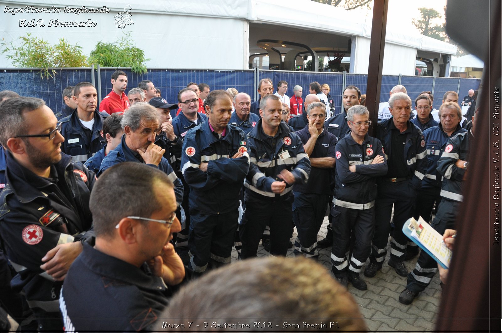 Monza 7 - 9 Settembre 2012 - Gran Premio F1 - Croce Rossa Italiana - Ispettorato Regionale Volontari del Soccorso del Piemonte