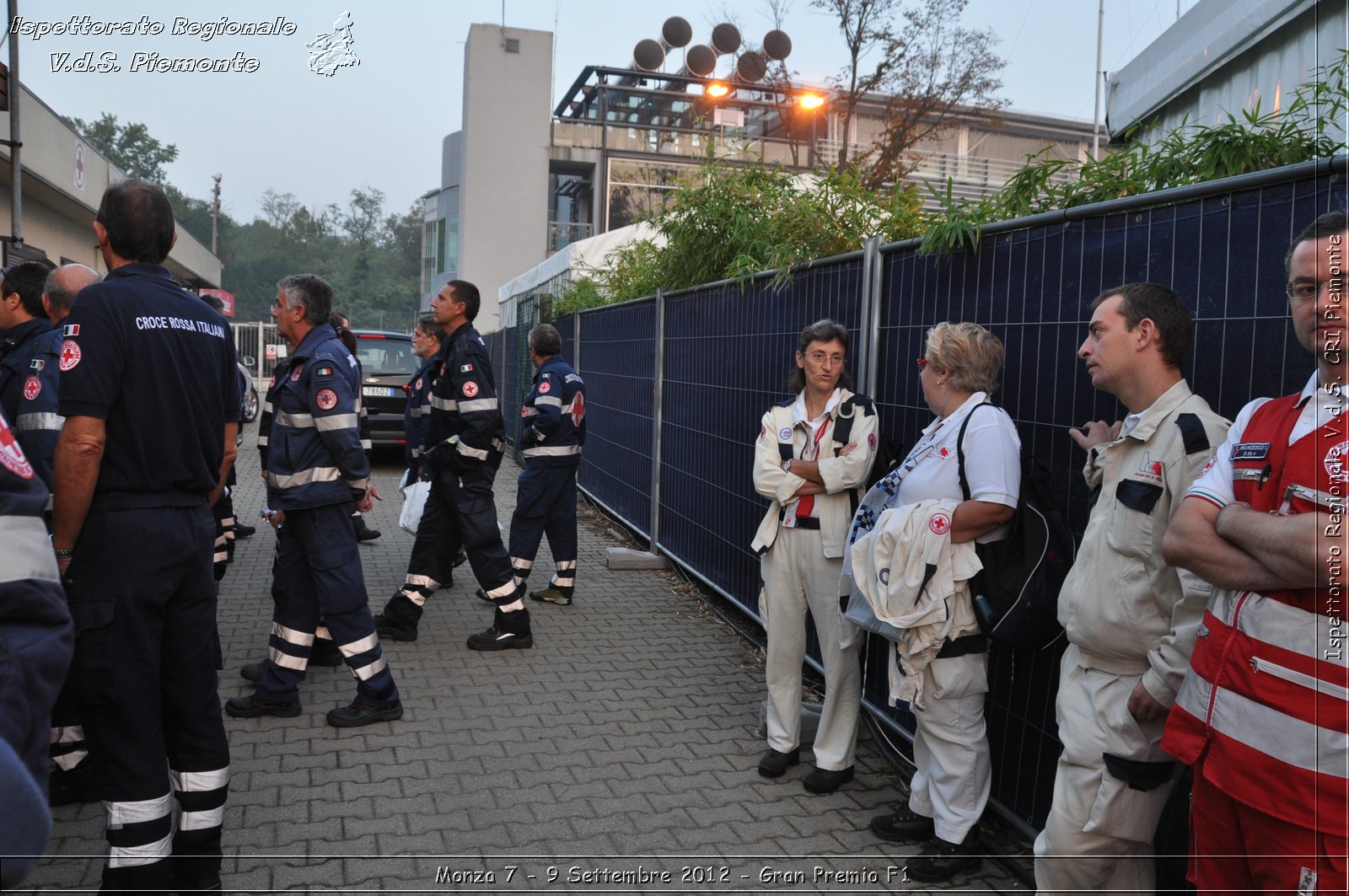 Monza 7 - 9 Settembre 2012 - Gran Premio F1 - Croce Rossa Italiana - Ispettorato Regionale Volontari del Soccorso del Piemonte