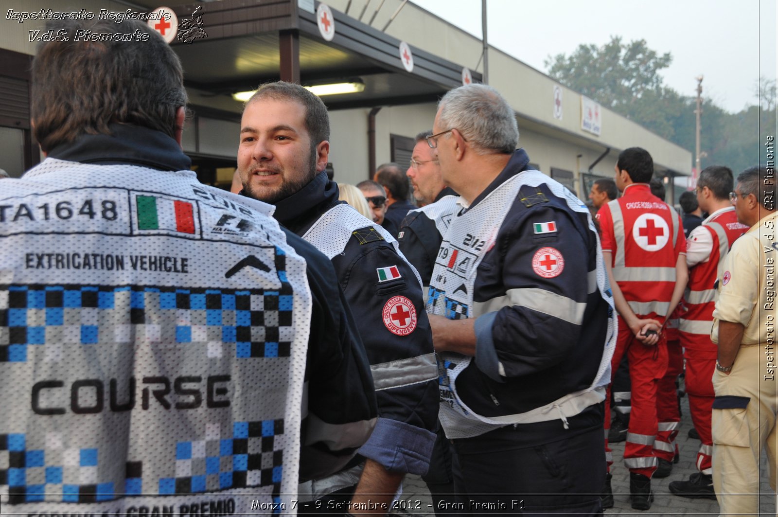 Monza 7 - 9 Settembre 2012 - Gran Premio F1 - Croce Rossa Italiana - Ispettorato Regionale Volontari del Soccorso del Piemonte