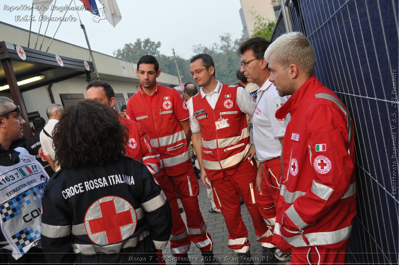 Monza 7 - 9 Settembre 2012 - Gran Premio F1 - Croce Rossa Italiana - Ispettorato Regionale Volontari del Soccorso del Piemonte