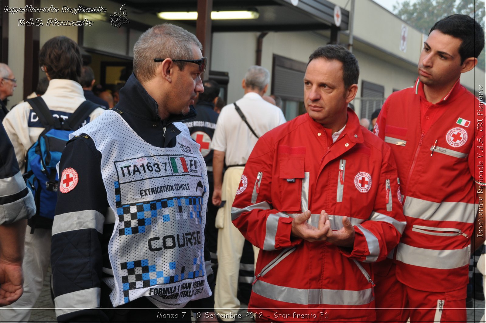 Monza 7 - 9 Settembre 2012 - Gran Premio F1 - Croce Rossa Italiana - Ispettorato Regionale Volontari del Soccorso del Piemonte