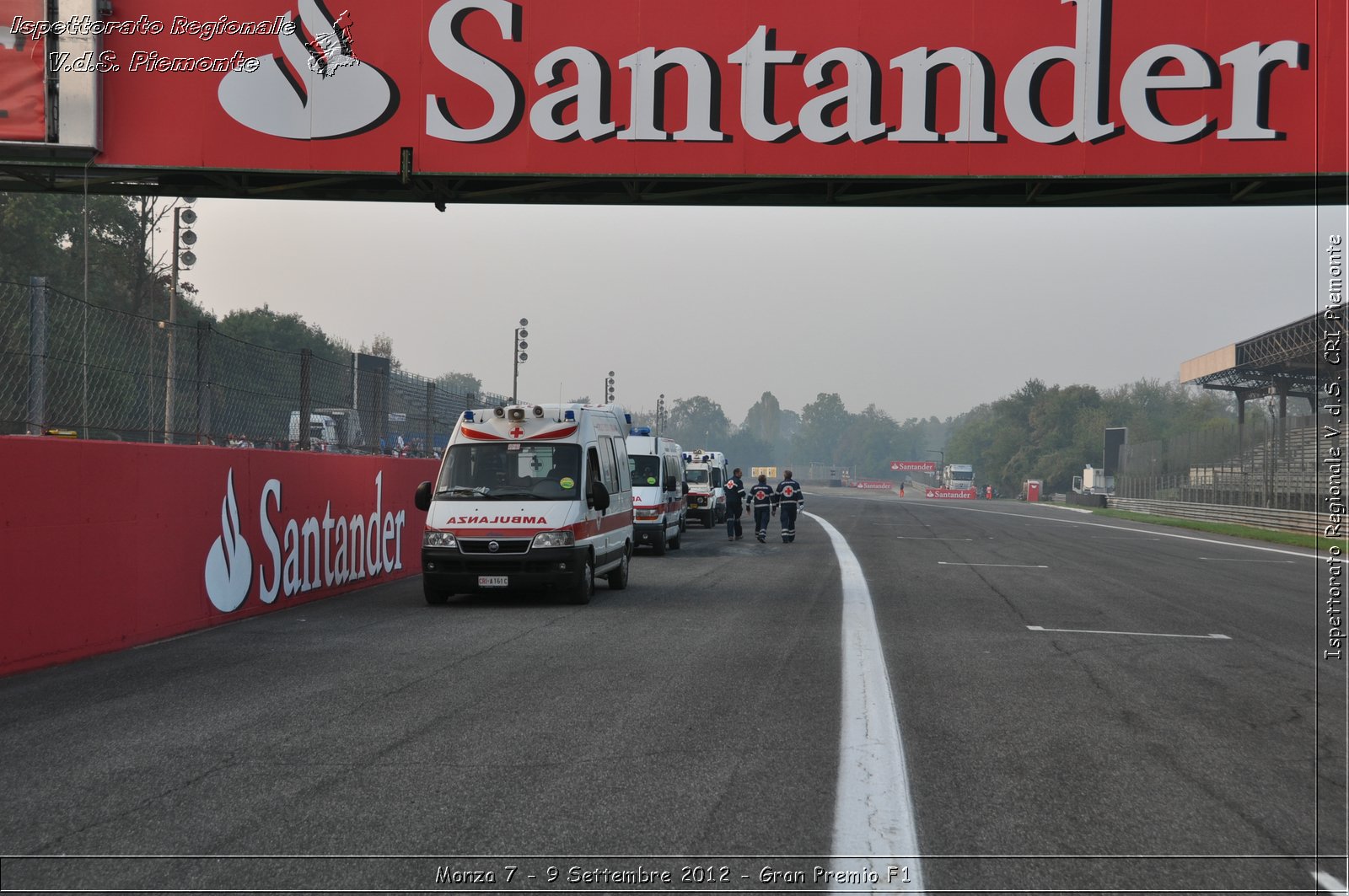 Monza 7 - 9 Settembre 2012 - Gran Premio F1 - Croce Rossa Italiana - Ispettorato Regionale Volontari del Soccorso del Piemonte