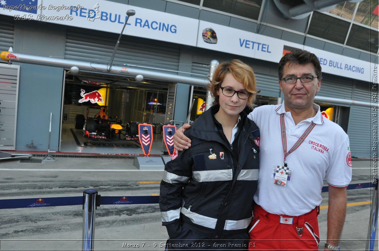 Monza 7 - 9 Settembre 2012 - Gran Premio F1 - Croce Rossa Italiana - Ispettorato Regionale Volontari del Soccorso del Piemonte