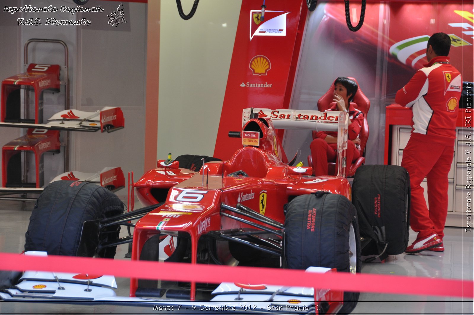 Monza 7 - 9 Settembre 2012 - Gran Premio F1 - Croce Rossa Italiana - Ispettorato Regionale Volontari del Soccorso del Piemonte