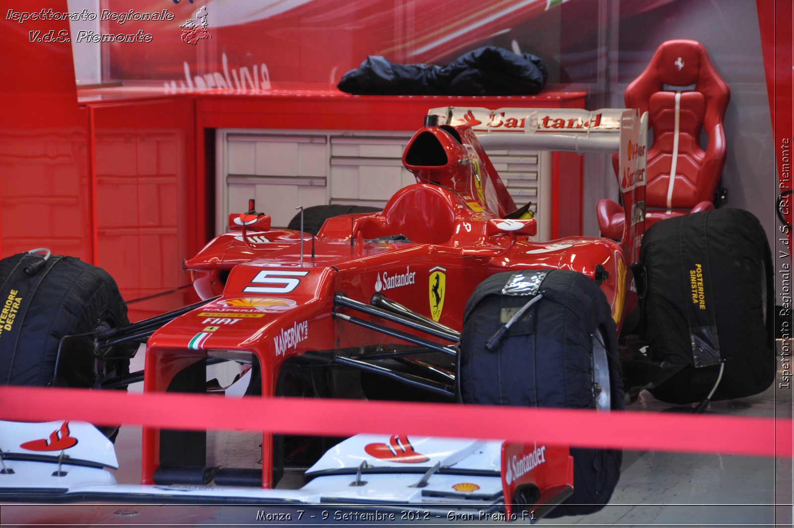 Monza 7 - 9 Settembre 2012 - Gran Premio F1 - Croce Rossa Italiana - Ispettorato Regionale Volontari del Soccorso del Piemonte