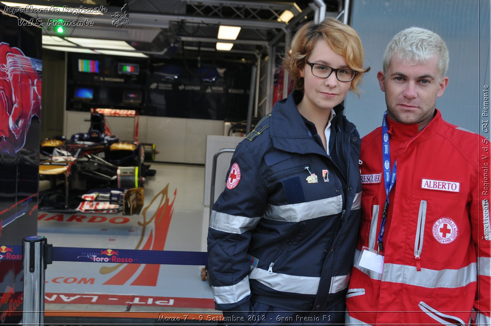 Monza 7 - 9 Settembre 2012 - Gran Premio F1 - Croce Rossa Italiana - Ispettorato Regionale Volontari del Soccorso del Piemonte