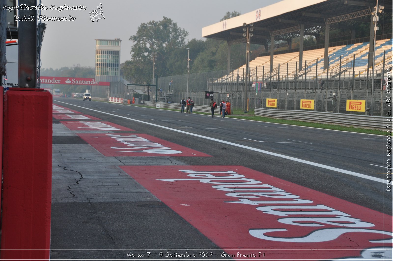 Monza 7 - 9 Settembre 2012 - Gran Premio F1 - Croce Rossa Italiana - Ispettorato Regionale Volontari del Soccorso del Piemonte