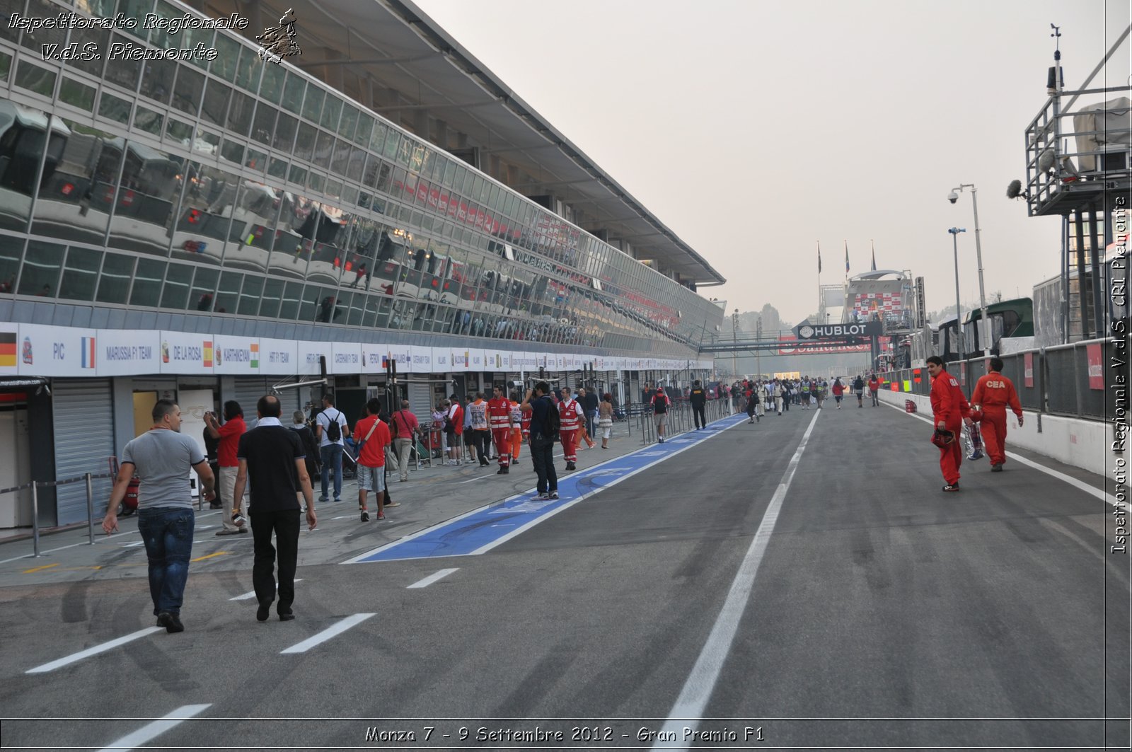 Monza 7 - 9 Settembre 2012 - Gran Premio F1 - Croce Rossa Italiana - Ispettorato Regionale Volontari del Soccorso del Piemonte