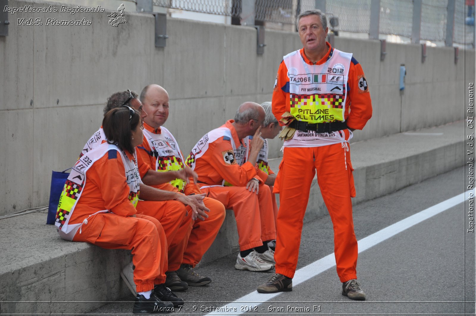 Monza 7 - 9 Settembre 2012 - Gran Premio F1 - Croce Rossa Italiana - Ispettorato Regionale Volontari del Soccorso del Piemonte