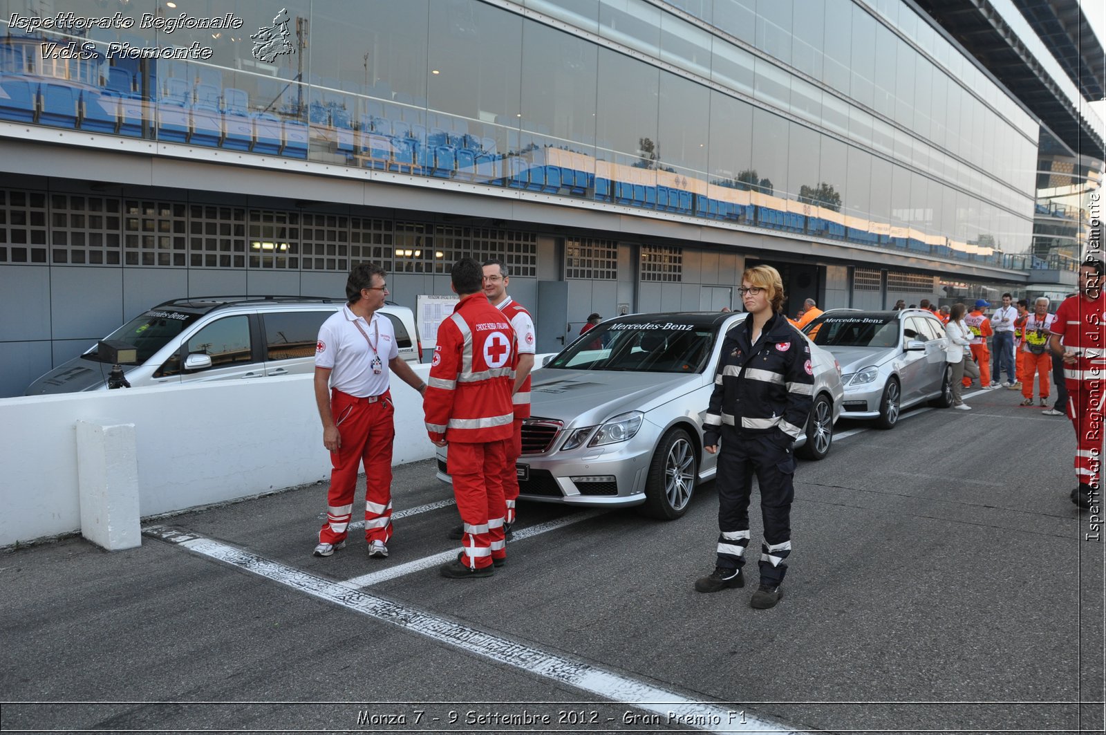 Monza 7 - 9 Settembre 2012 - Gran Premio F1 - Croce Rossa Italiana - Ispettorato Regionale Volontari del Soccorso del Piemonte