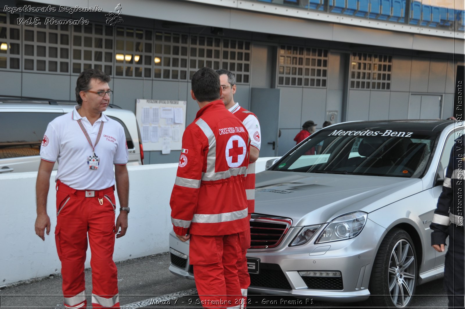 Monza 7 - 9 Settembre 2012 - Gran Premio F1 - Croce Rossa Italiana - Ispettorato Regionale Volontari del Soccorso del Piemonte