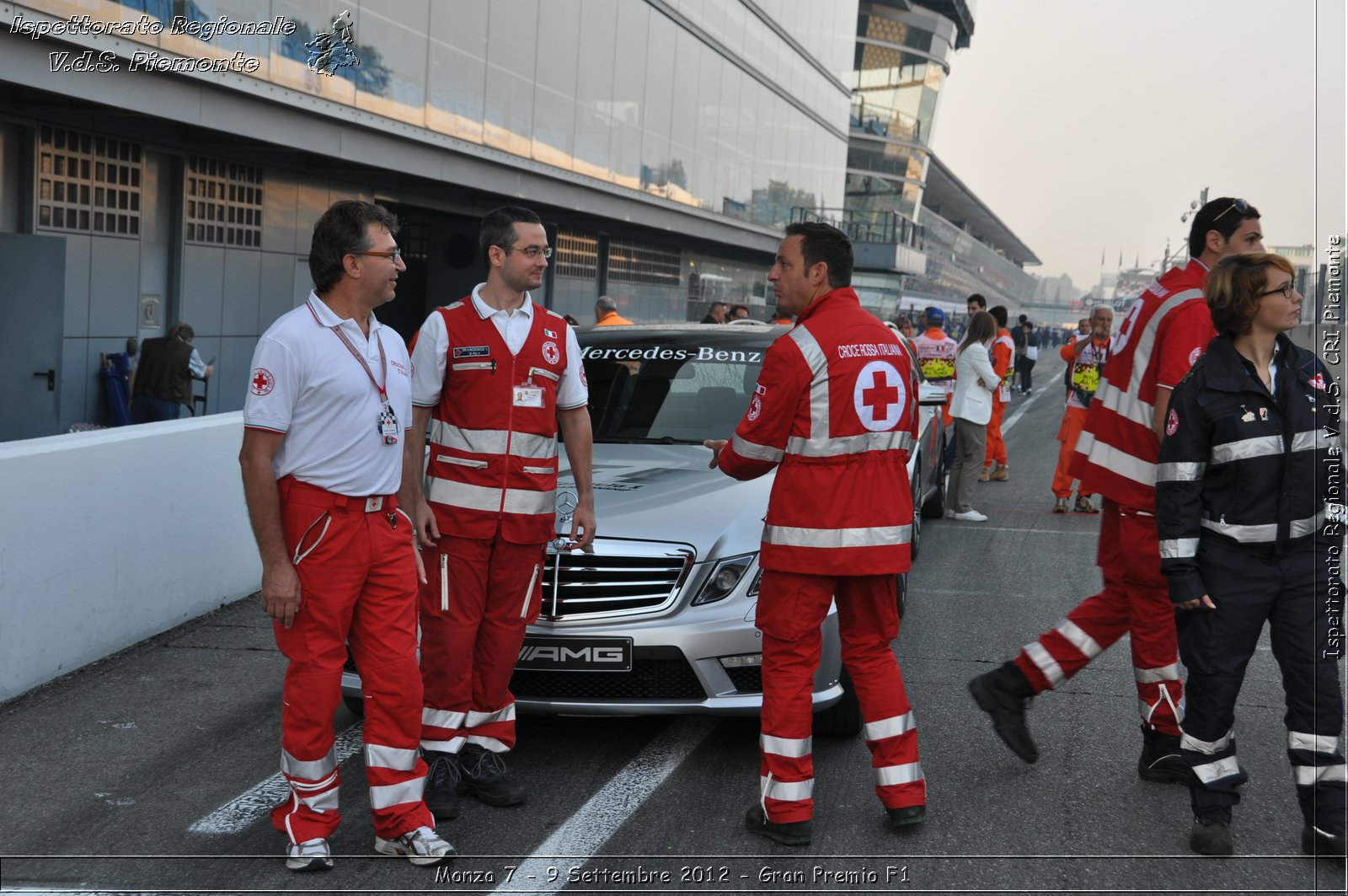 Monza 7 - 9 Settembre 2012 - Gran Premio F1 - Croce Rossa Italiana - Ispettorato Regionale Volontari del Soccorso del Piemonte