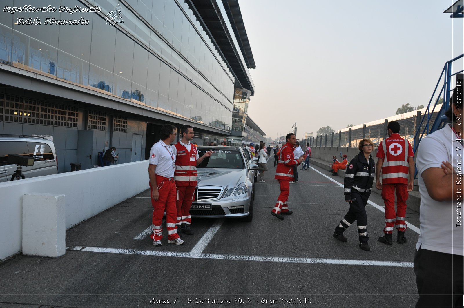 Monza 7 - 9 Settembre 2012 - Gran Premio F1 - Croce Rossa Italiana - Ispettorato Regionale Volontari del Soccorso del Piemonte