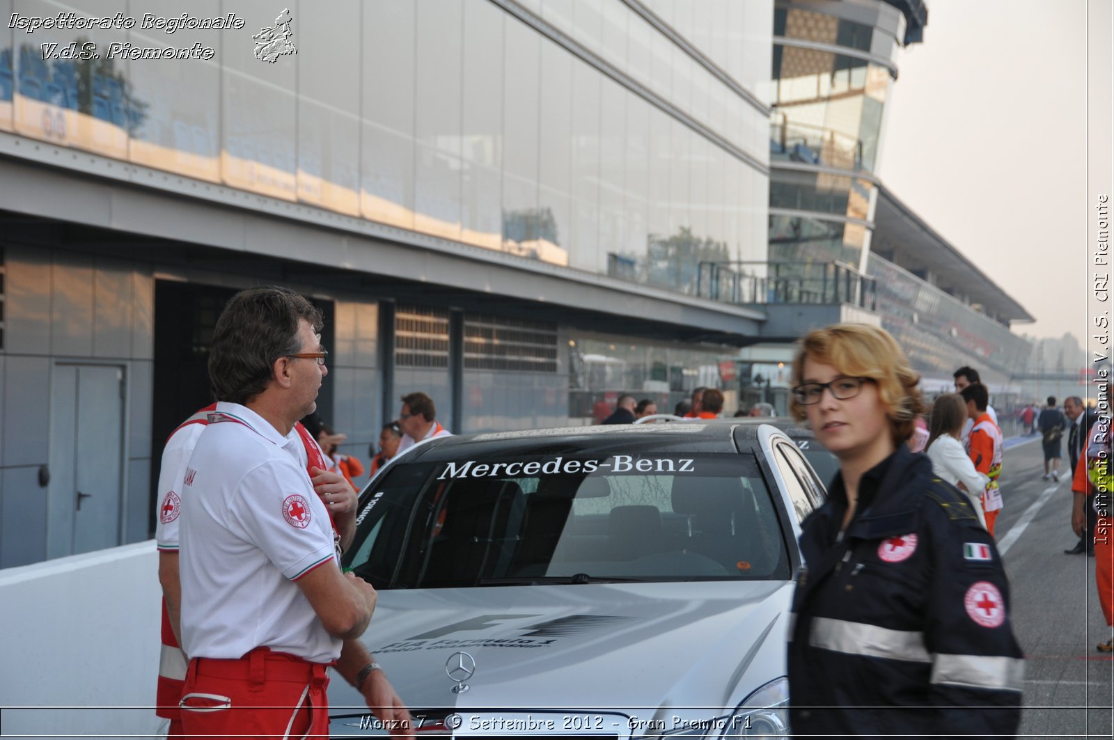 Monza 7 - 9 Settembre 2012 - Gran Premio F1 - Croce Rossa Italiana - Ispettorato Regionale Volontari del Soccorso del Piemonte