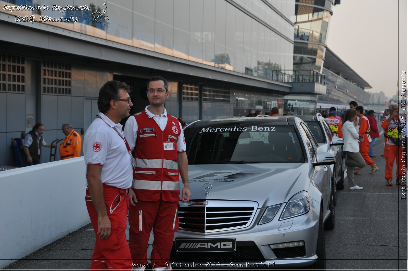 Monza 7 - 9 Settembre 2012 - Gran Premio F1 - Croce Rossa Italiana - Ispettorato Regionale Volontari del Soccorso del Piemonte