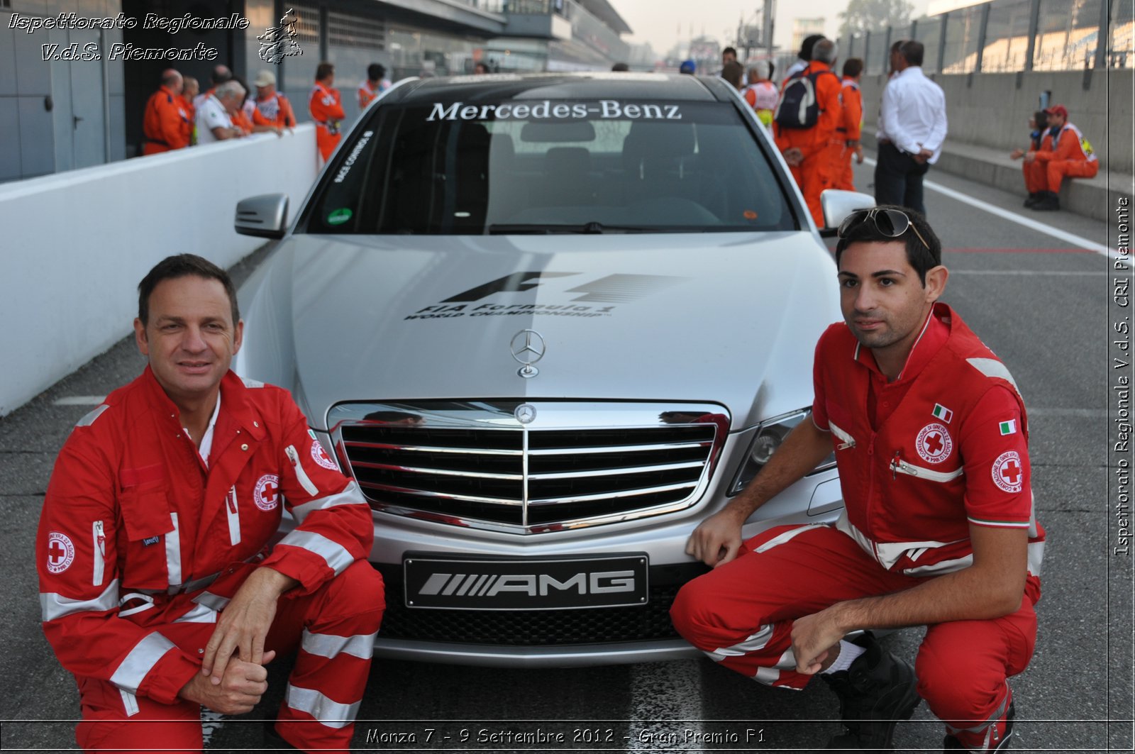 Monza 7 - 9 Settembre 2012 - Gran Premio F1 - Croce Rossa Italiana - Ispettorato Regionale Volontari del Soccorso del Piemonte