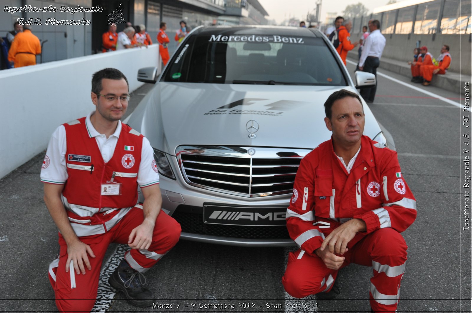 Monza 7 - 9 Settembre 2012 - Gran Premio F1 - Croce Rossa Italiana - Ispettorato Regionale Volontari del Soccorso del Piemonte