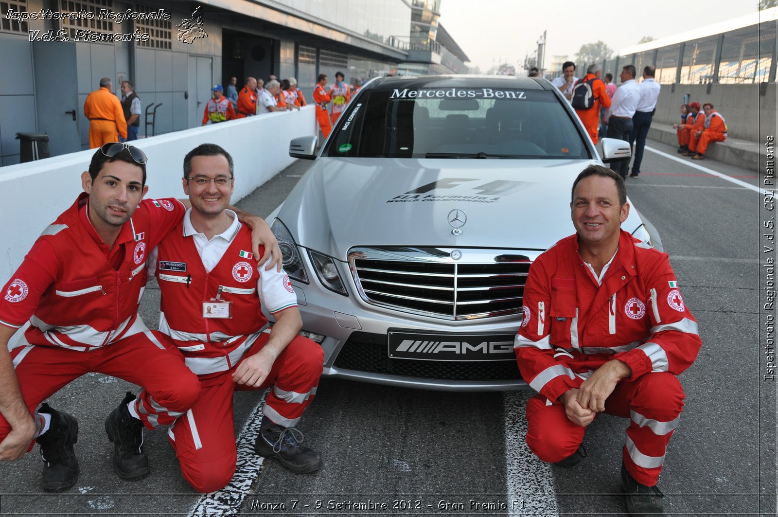 Monza 7 - 9 Settembre 2012 - Gran Premio F1 - Croce Rossa Italiana - Ispettorato Regionale Volontari del Soccorso del Piemonte