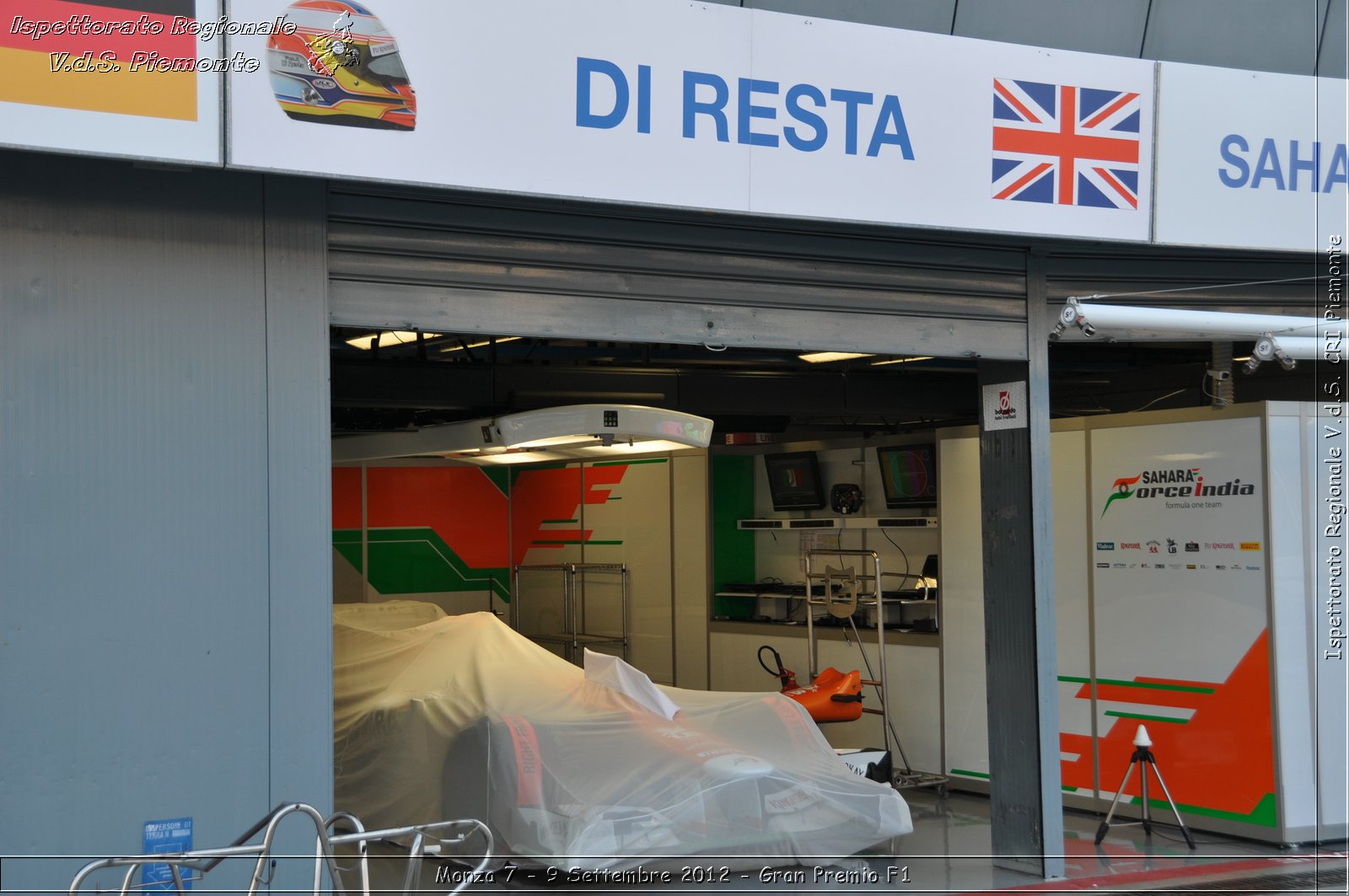 Monza 7 - 9 Settembre 2012 - Gran Premio F1 - Croce Rossa Italiana - Ispettorato Regionale Volontari del Soccorso del Piemonte