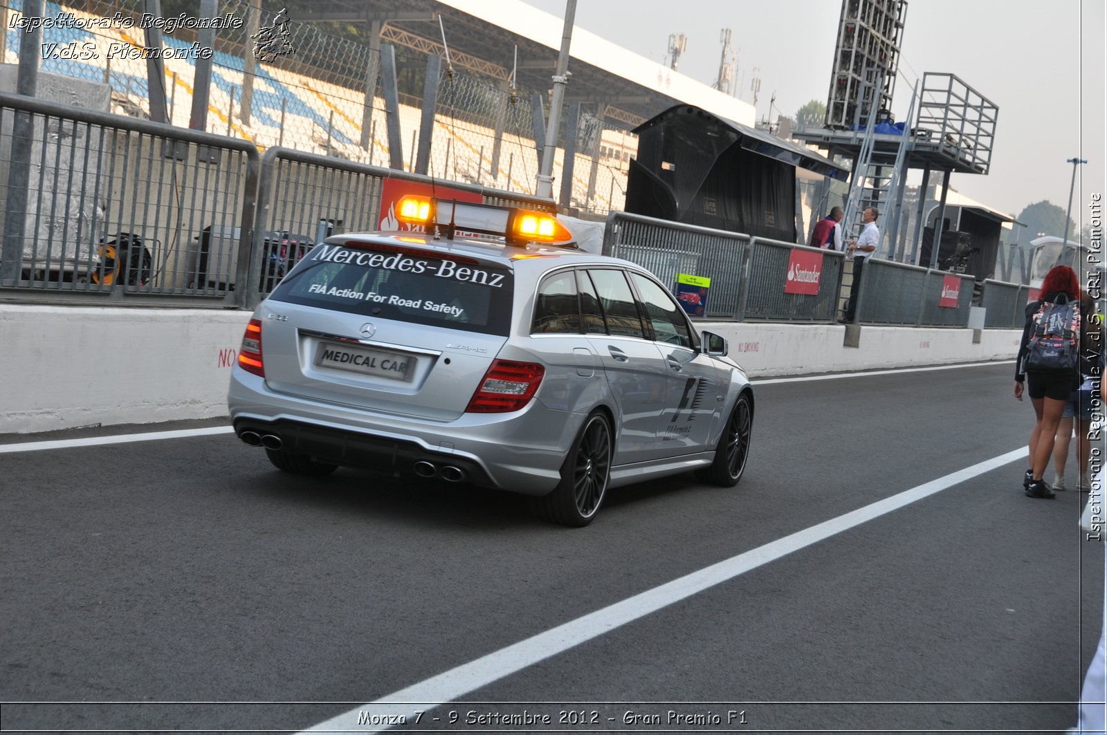 Monza 7 - 9 Settembre 2012 - Gran Premio F1 - Croce Rossa Italiana - Ispettorato Regionale Volontari del Soccorso del Piemonte