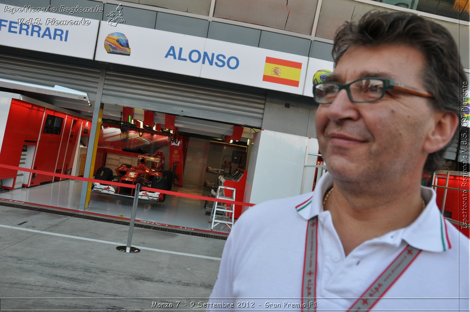 Monza 7 - 9 Settembre 2012 - Gran Premio F1 - Croce Rossa Italiana - Ispettorato Regionale Volontari del Soccorso del Piemonte