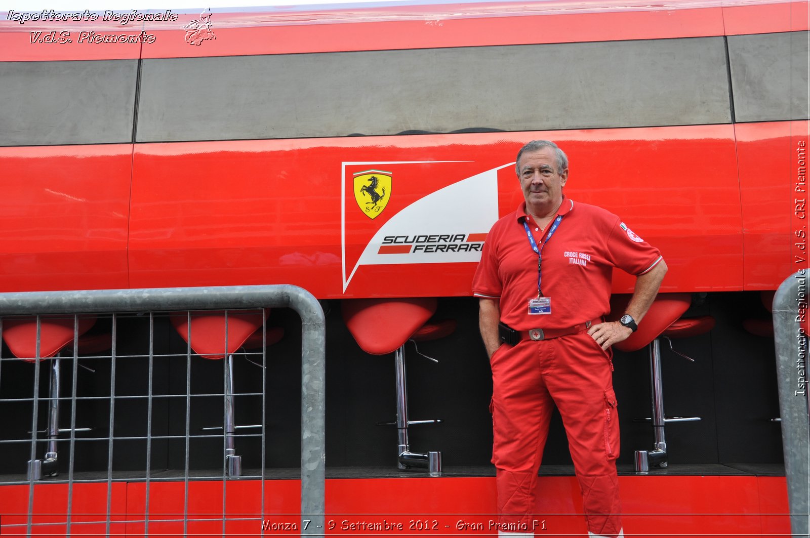 Monza 7 - 9 Settembre 2012 - Gran Premio F1 - Croce Rossa Italiana - Ispettorato Regionale Volontari del Soccorso del Piemonte