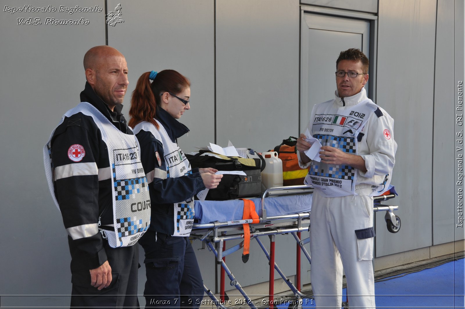 Monza 7 - 9 Settembre 2012 - Gran Premio F1 - Croce Rossa Italiana - Ispettorato Regionale Volontari del Soccorso del Piemonte