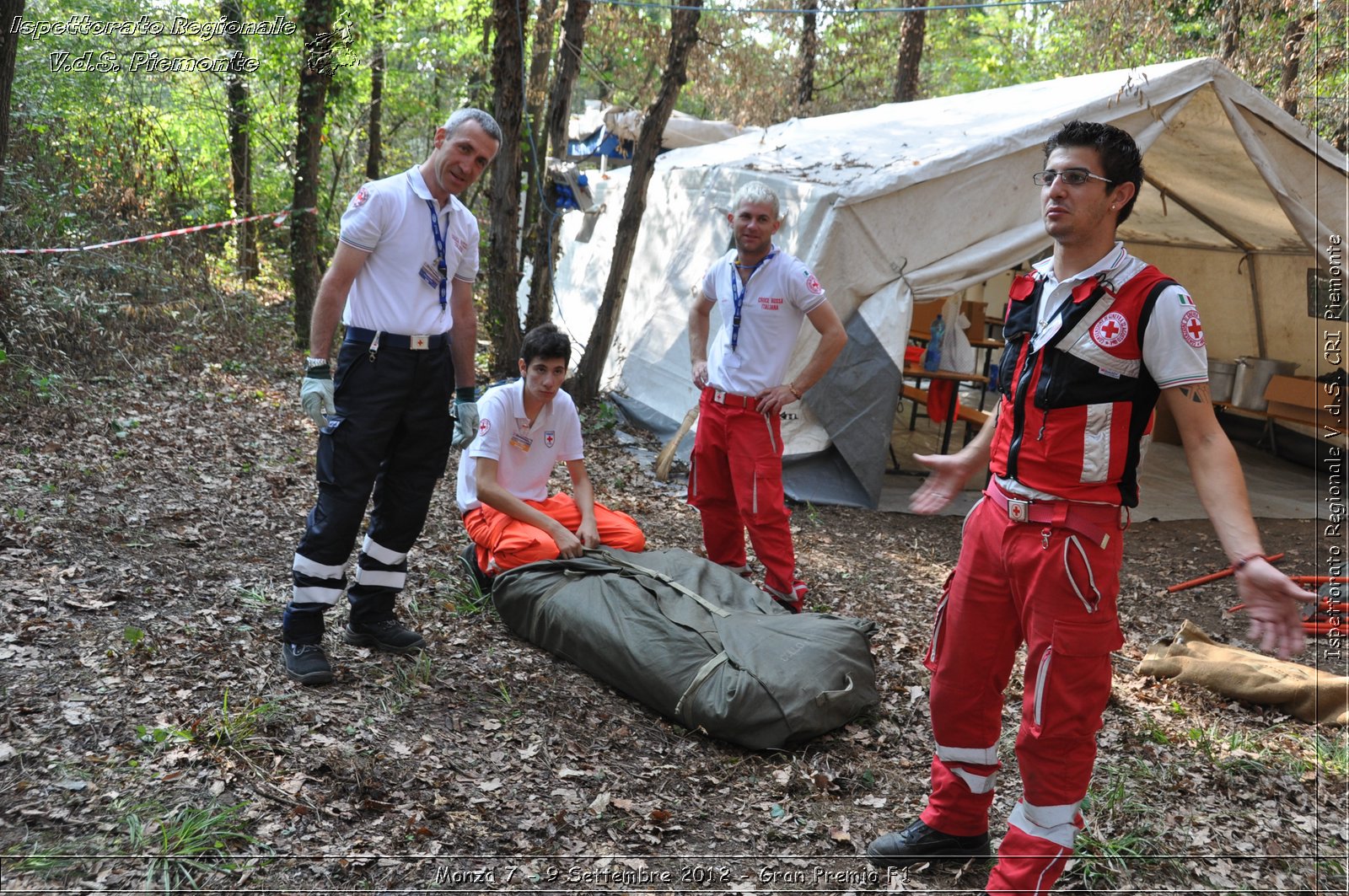 Monza 7 - 9 Settembre 2012 - Gran Premio F1 - Croce Rossa Italiana - Ispettorato Regionale Volontari del Soccorso del Piemonte