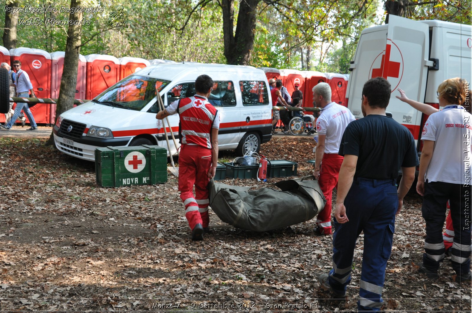 Monza 7 - 9 Settembre 2012 - Gran Premio F1 - Croce Rossa Italiana - Ispettorato Regionale Volontari del Soccorso del Piemonte